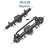 MN MODEL MN128 Upgrade parts Metal Front and Rear Axle Assembly black