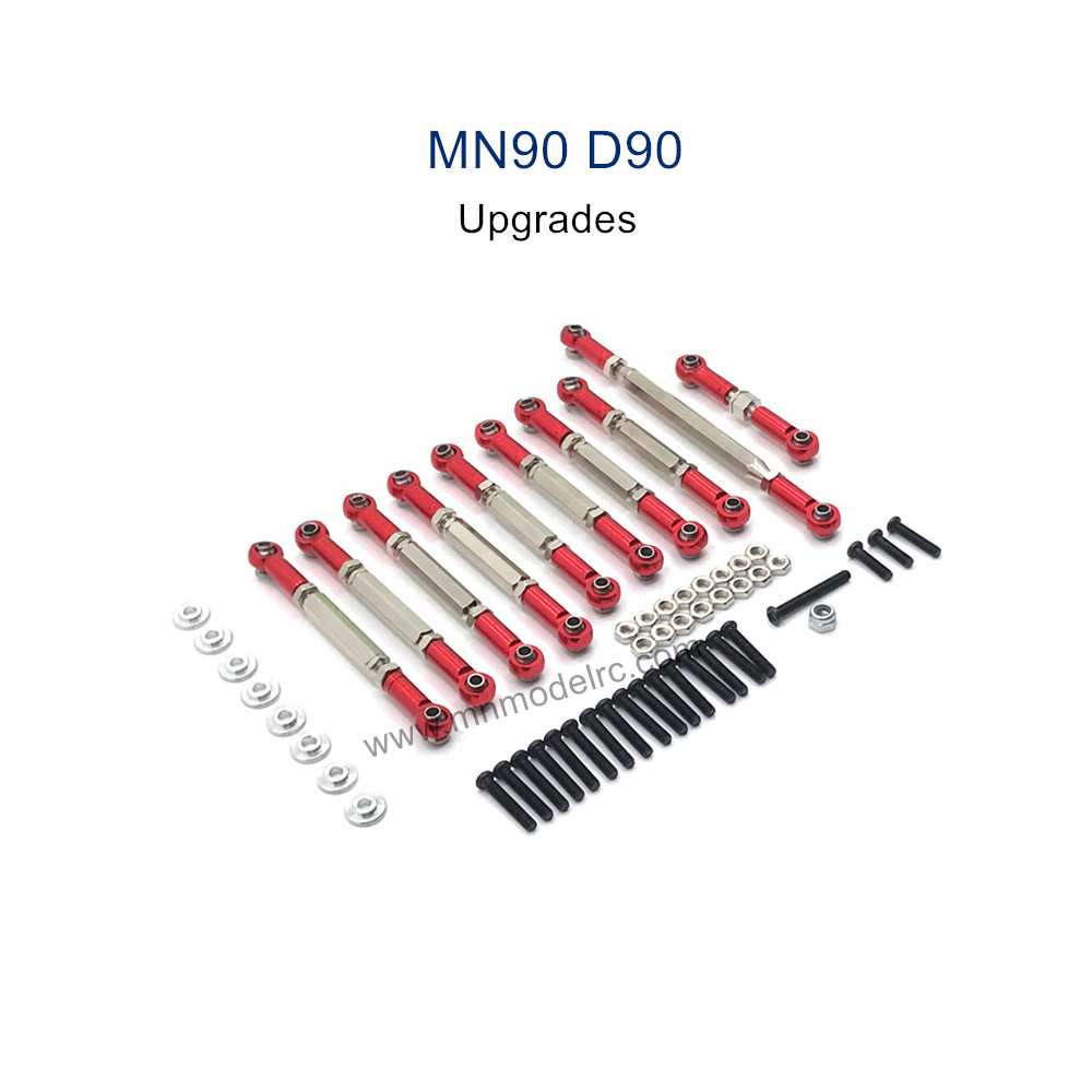 MN MODEL MN-90 Upgrade Parts Connect Rods red