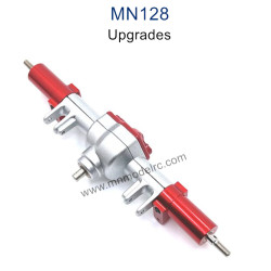 MN MODEL MN128 Upgrade parts Metal Rear Axle Assembly silver