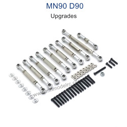 MN MODEL MN-90 Upgrade Parts Connect Rods silver