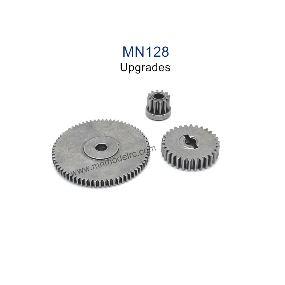 MN MODEL MN128 Upgrade parts Metal Rear Gearbox Gear Kit