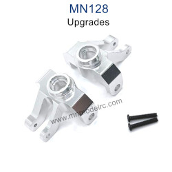 MN MODEL MN128 Upgrade parts Metal Front Steering Cup silver