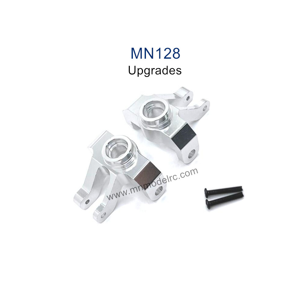 MN MODEL MN128 Upgrade parts Metal Front Steering Cup silver