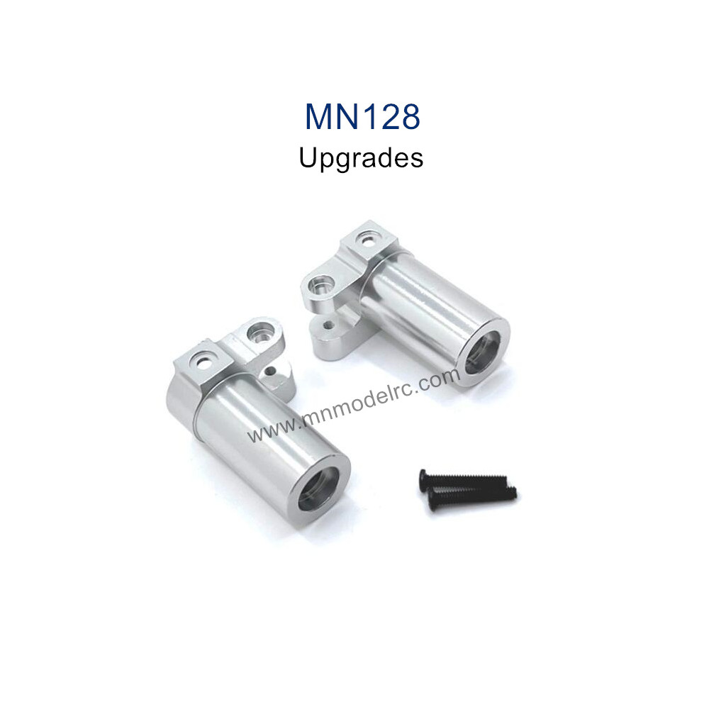 MN MODEL MN128 Upgrade parts Metal Rear Axle Cup silver