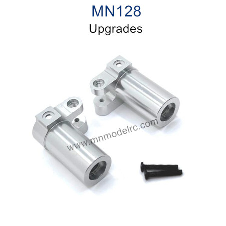 MN MODEL MN128 Upgrade parts Metal Rear Axle Cup silver