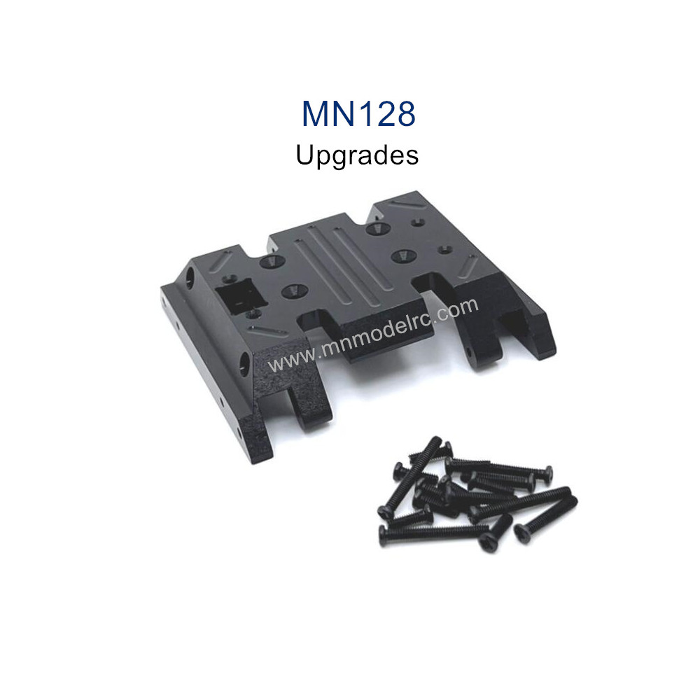 MN MODEL MN128 Upgrade parts Metal Central Gearbox Bottom Plate black