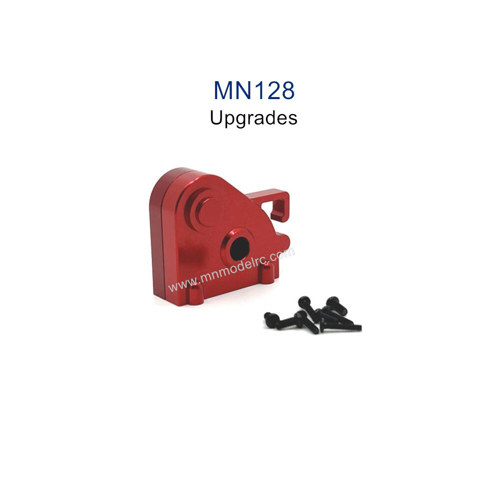 MN MODEL MN128 Upgrade parts Metal Central Gearbox Cover red