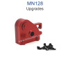 MN MODEL MN128 Upgrade parts Metal Central Gearbox Cover red