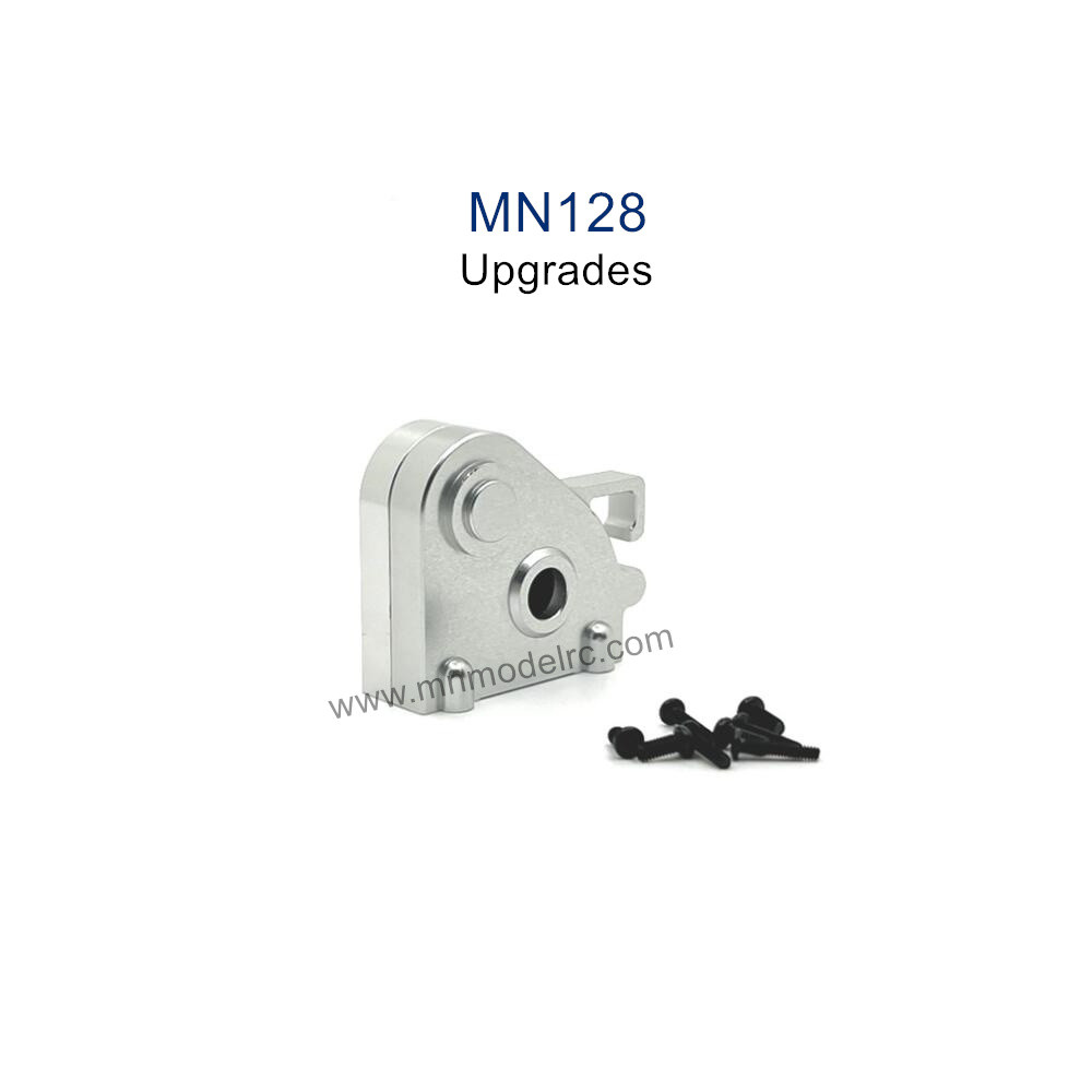 MN MODEL MN128 Upgrade parts Metal Central Gearbox Cover silver
