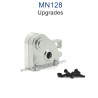 MN MODEL MN128 Upgrade parts Metal Central Gearbox Cover silver