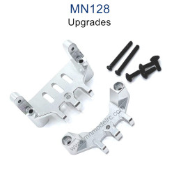 MN MODEL MN128 Upgrade parts Metal Front and Rear Connect Rod Seat and Servo Seat silver