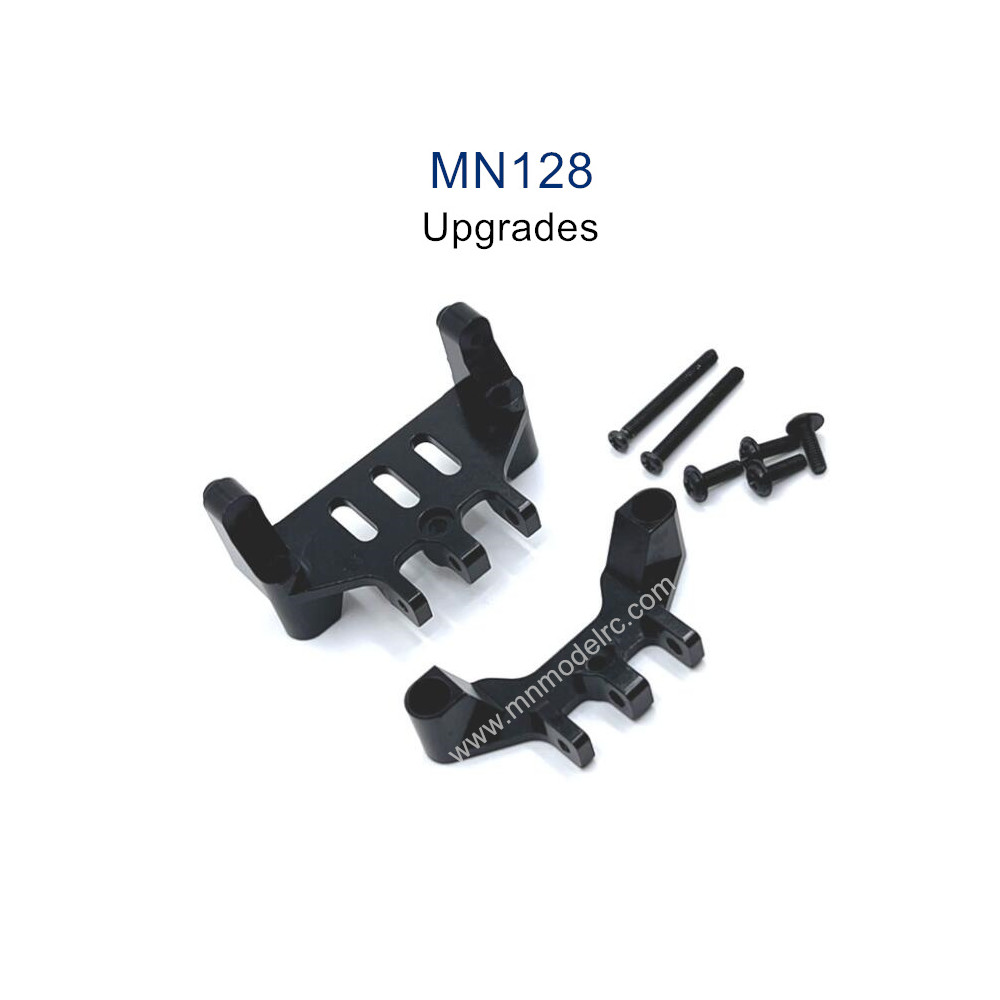 MN MODEL MN128 Upgrade parts Metal Front and Rear Connect Rod Seat and Servo Seat black