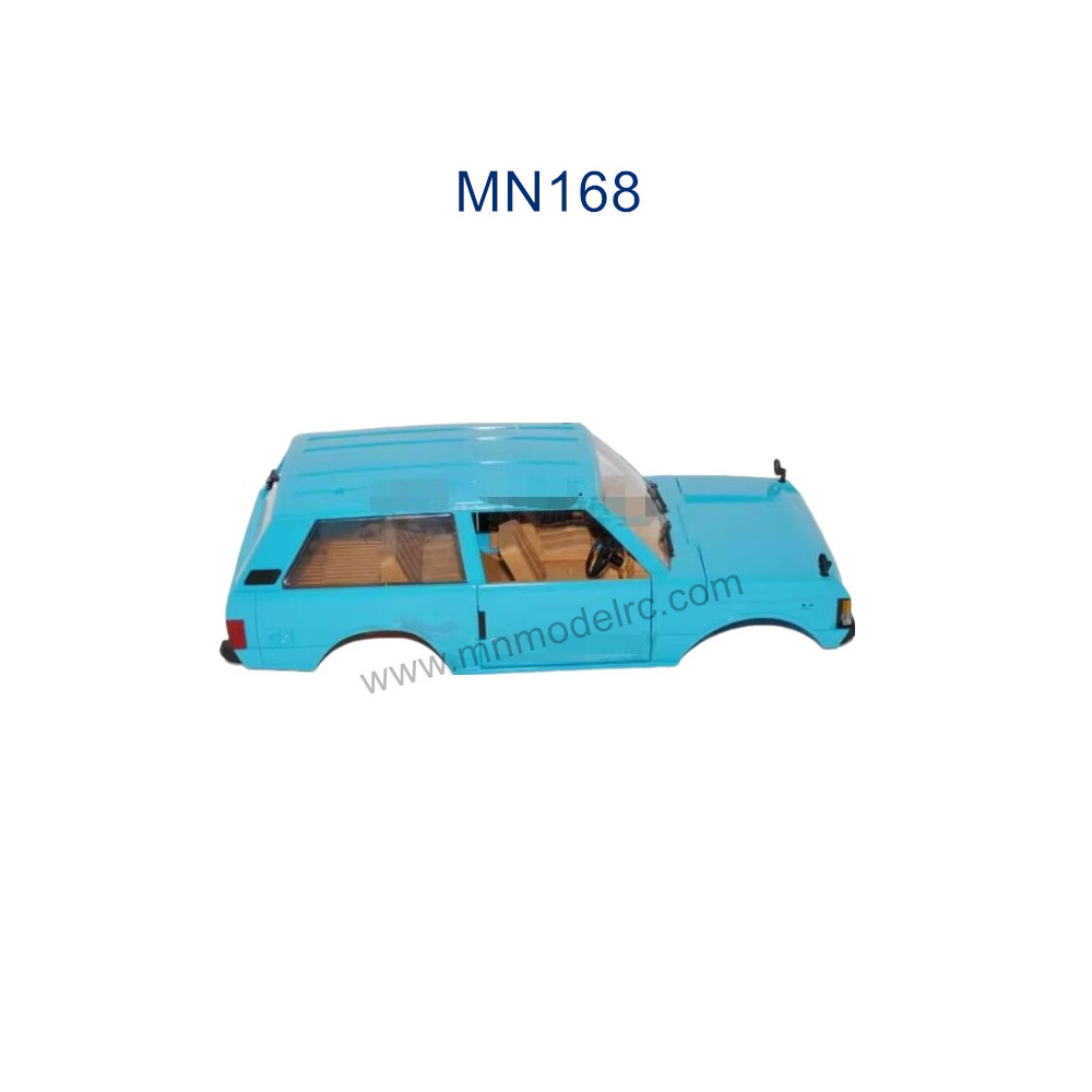 MN MODEL MN168 Parts Car Shell with LED 168A-S1 blue