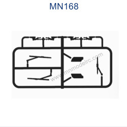MN MODEL MN168 Parts Car shell sticker small piece C168-06-03
