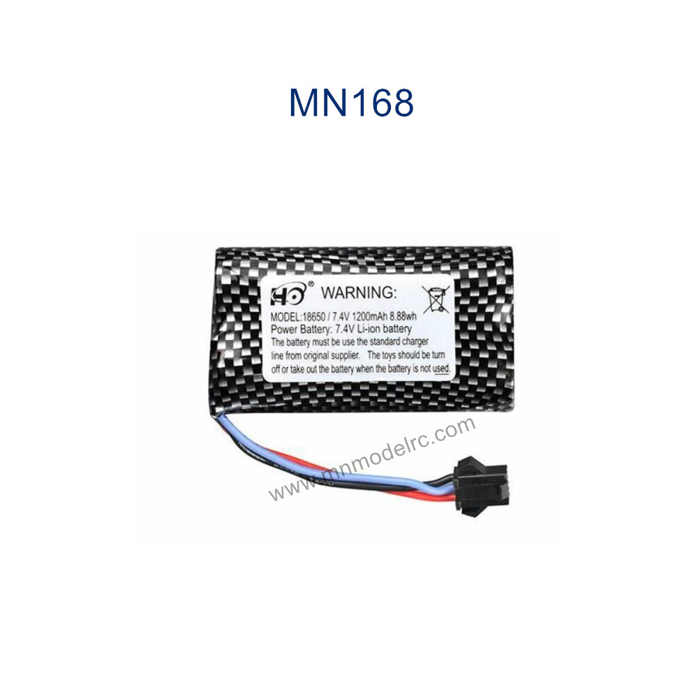 MN MODEL MN168 Parts Battery 7.4V 1200mAh SM3P Plug
