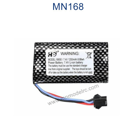 MN MODEL MN168 Parts Battery 7.4V 1200mAh SM3P Plug