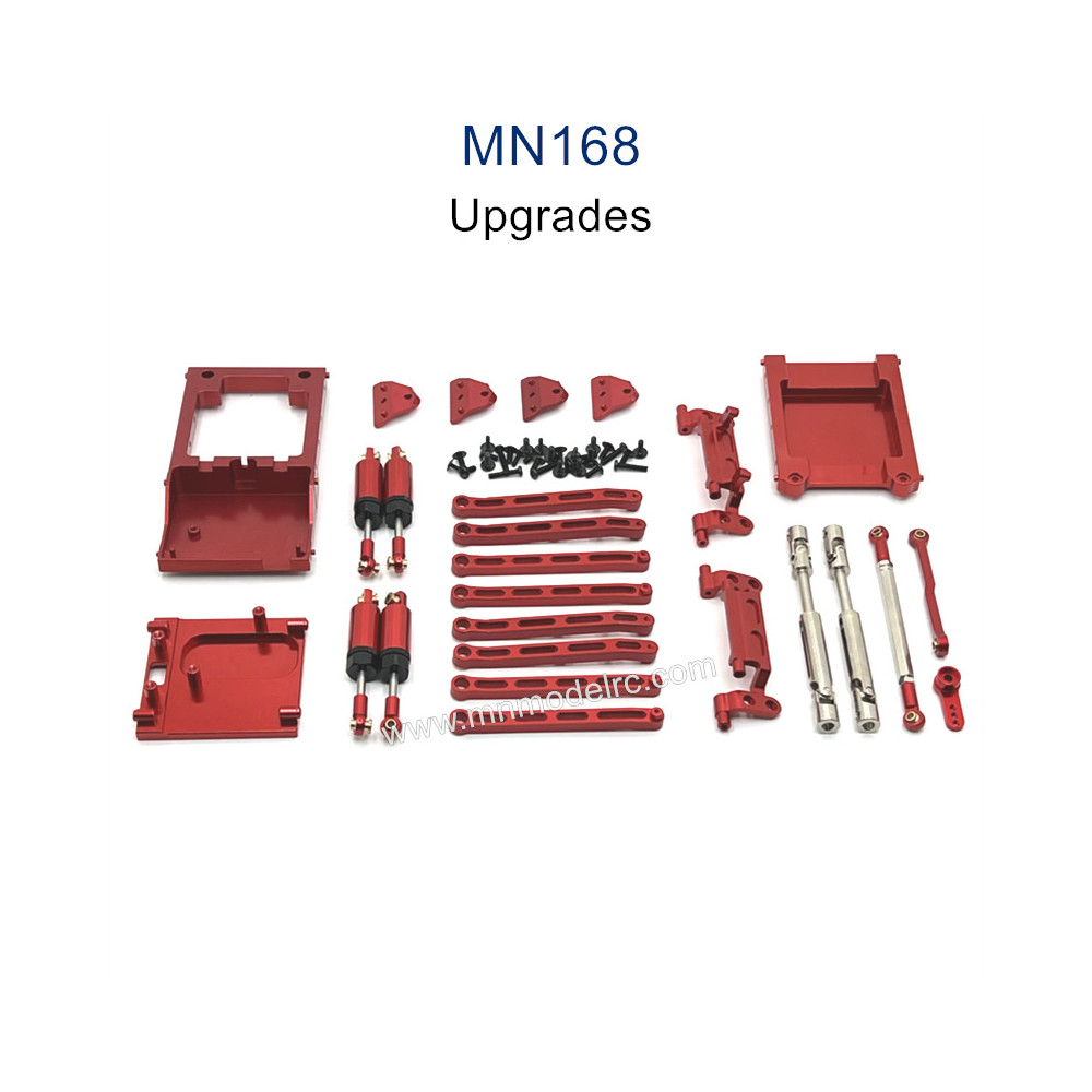 MN MODEL MN168 Upgrade Parts Metal Kit red
