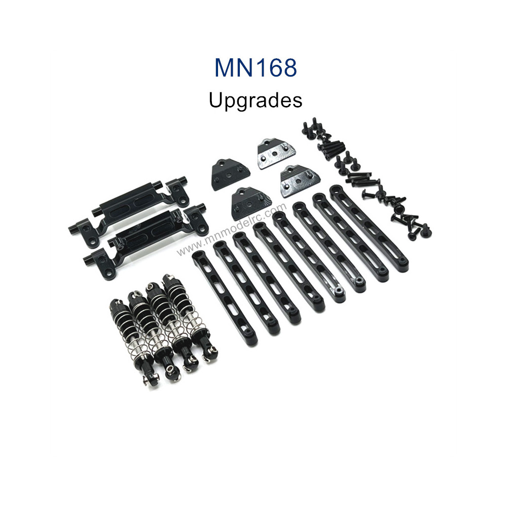MN MODEL MN168 Upgrade Parts Alloy Kit black