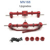 MN MODEL MN168 Upgrade Parts Metal Front And Rear Axle Assembly red