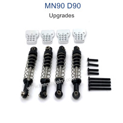 MN MODEL MN-90 Upgrade Parts Metal Shock and Seat black