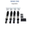MN MODEL MN-90 Upgrade Parts Metal Shock and Seat black