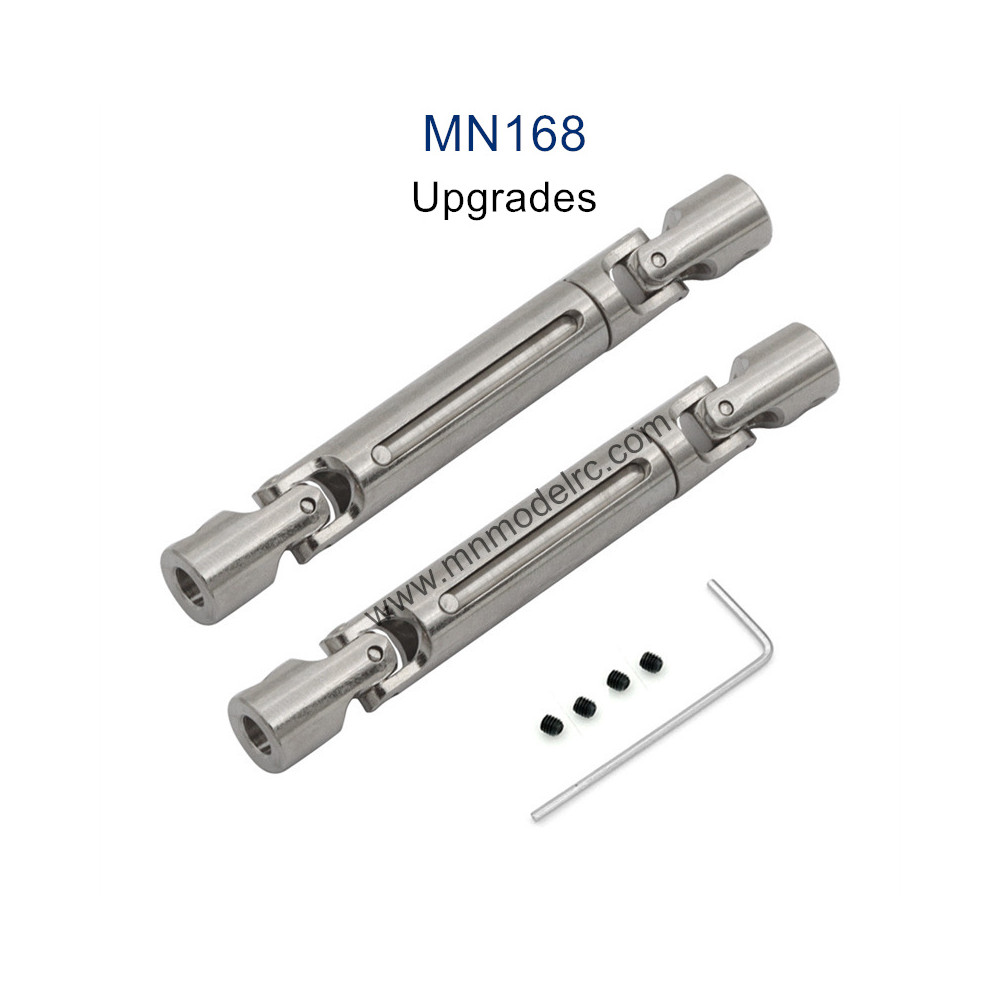 MN MODEL MN168 Upgrade Parts Metal Drive Shaft silver