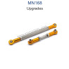 MN MODEL MN168 Upgrade Parts Metal Front Axle Steering Rod yellow