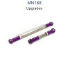 MN MODEL MN168 Upgrade Parts Metal Front Axle Steering Rod pueple