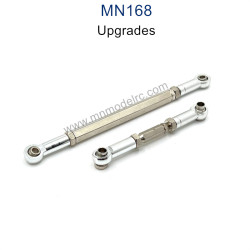 MN MODEL MN168 Upgrade Parts Metal Front Axle Steering Rod silver