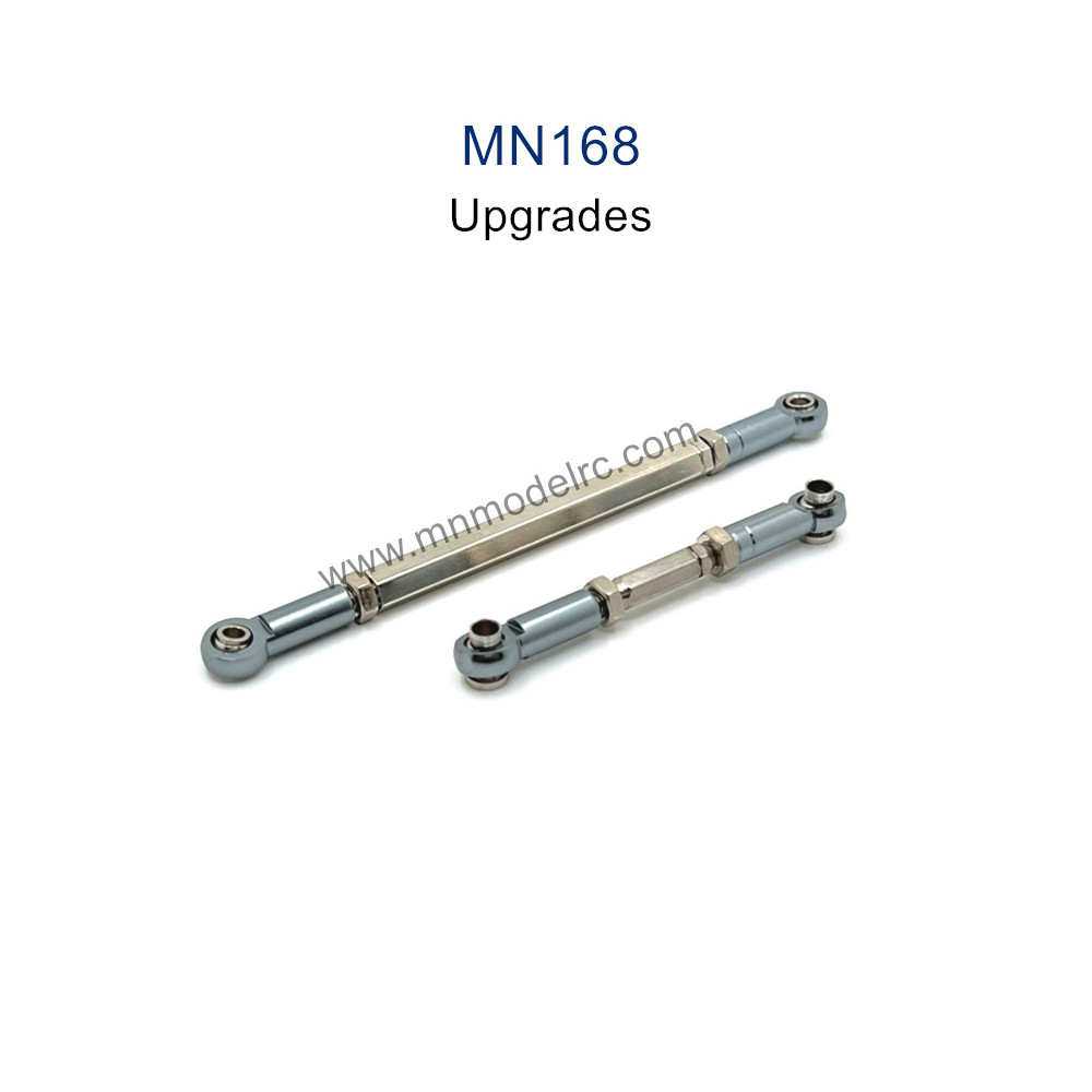 MN MODEL MN168 Upgrade Parts Metal Front Axle Steering Rod grey