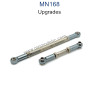 MN MODEL MN168 Upgrade Parts Metal Front Axle Steering Rod grey