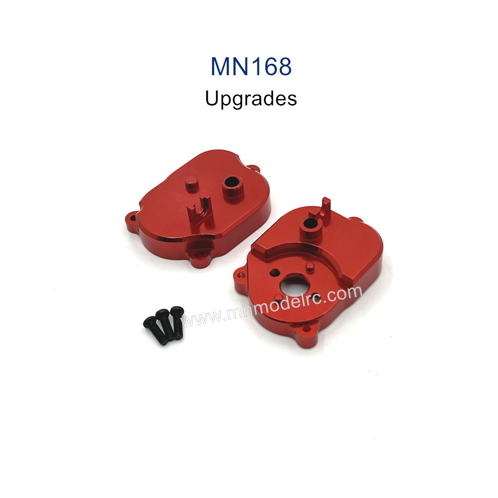 MN MODEL MN168 Upgrade Parts Metal Gearbox Cover red