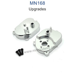 MN MODEL MN168 Upgrade Parts Metal Gearbox Cover silver