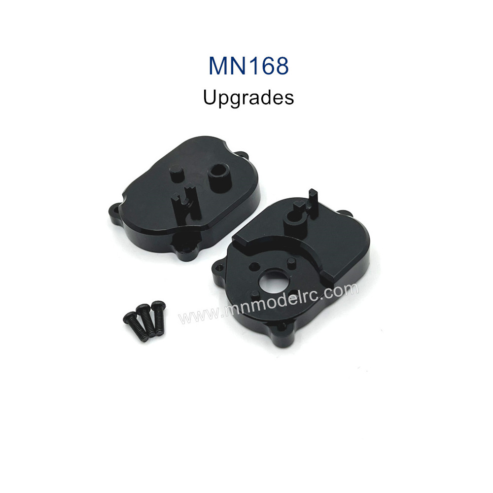 MN MODEL MN168 Upgrade Parts Metal Gearbox Cover black