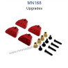MN MODEL MN168 Upgrade Parts Metal Shock Absorber Bracket red