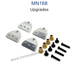 MN MODEL MN168 Upgrade Parts Metal Shock Absorber Bracket silver