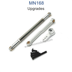 MN MODEL MN168 Upgrade Parts Metal Steering Rod Servo Arm silver