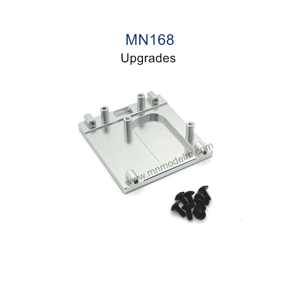 MN MODEL MN168 Upgrade Parts Metal Motor Mount silver