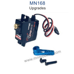 MN MODEL MN168 Upgrade Parts Servo Metal Servo Arm blue