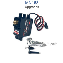 MN MODEL MN168 Upgrade Parts Servo Metal Servo Arm silver