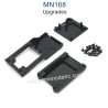 MN MODEL MN168 Upgrade Parts Metal Front and Rear Compartment Motor mount black