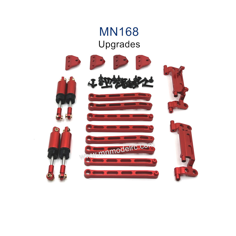MN MODEL MN168 Upgrade Parts Metal part Kit red