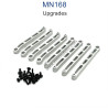 MN MODEL MN168 Upgrade Parts Metal Chassis Fixing Rod silver