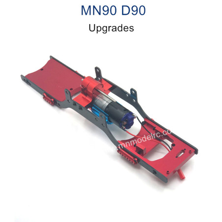 MN MODEL MN-90 Upgrade Parts Metal Body Frame with Motor red