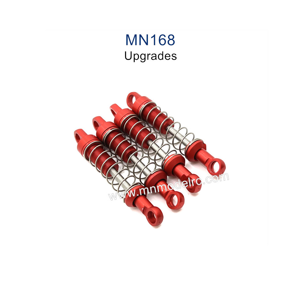 MN MODEL MN168 Upgrade Parts Shock Metal Version red