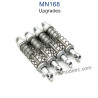 MN MODEL MN168 Upgrade Parts Shock Metal Version silver