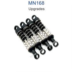 MN MODEL MN168 Upgrade Parts Shock Metal Version black