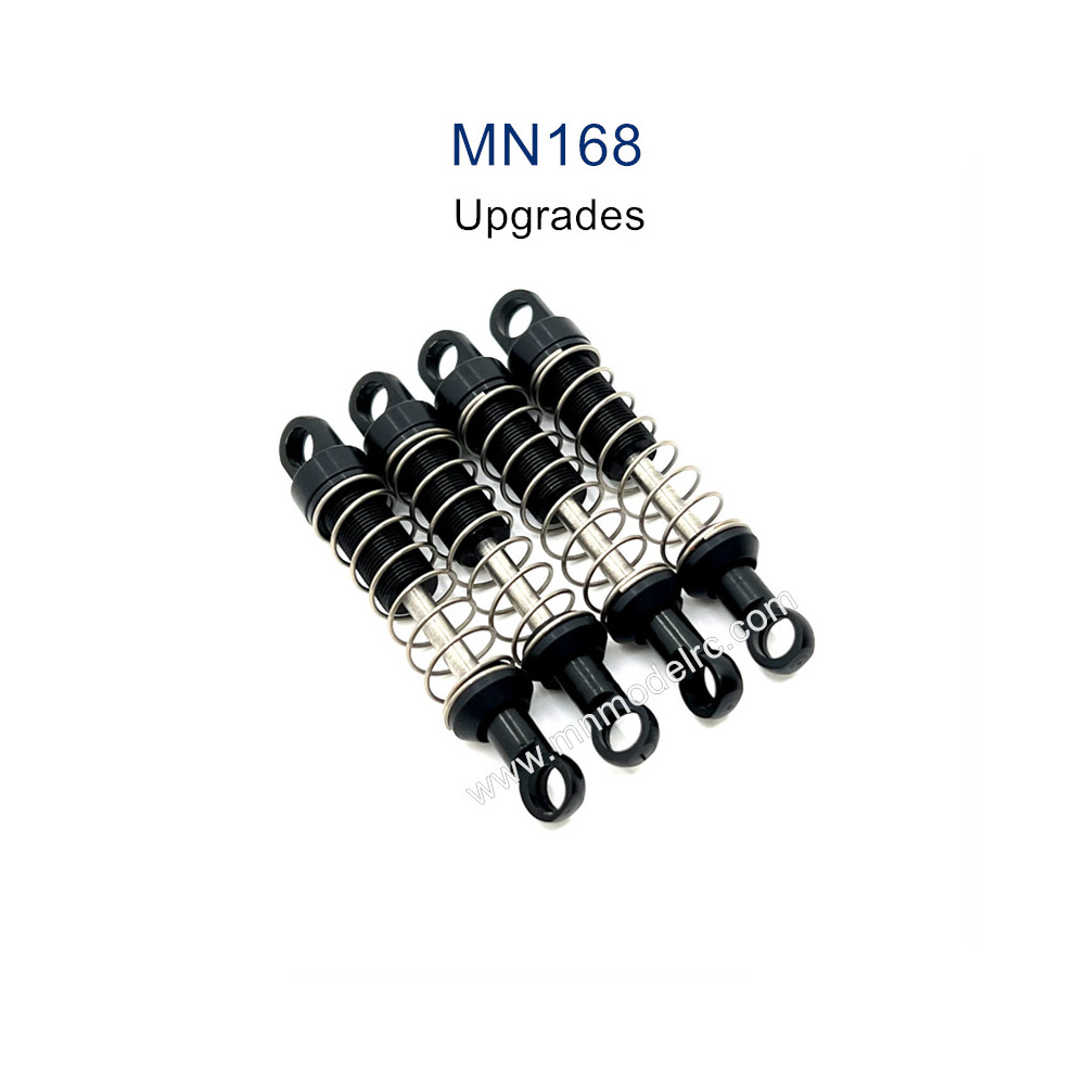 MN MODEL MN168 Upgrade Parts Shock Metal Version black