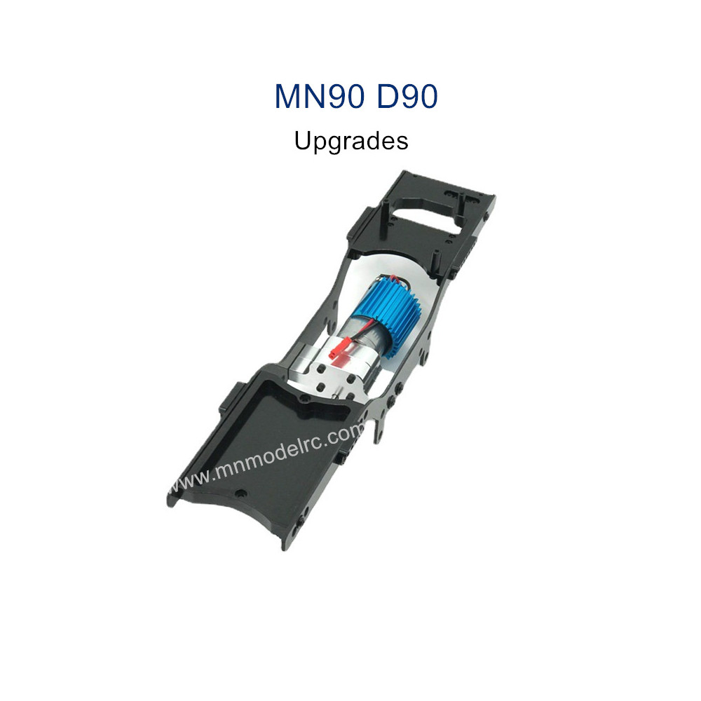 MN MODEL MN-90 Upgrade Parts Metal Body Frame with Motor black