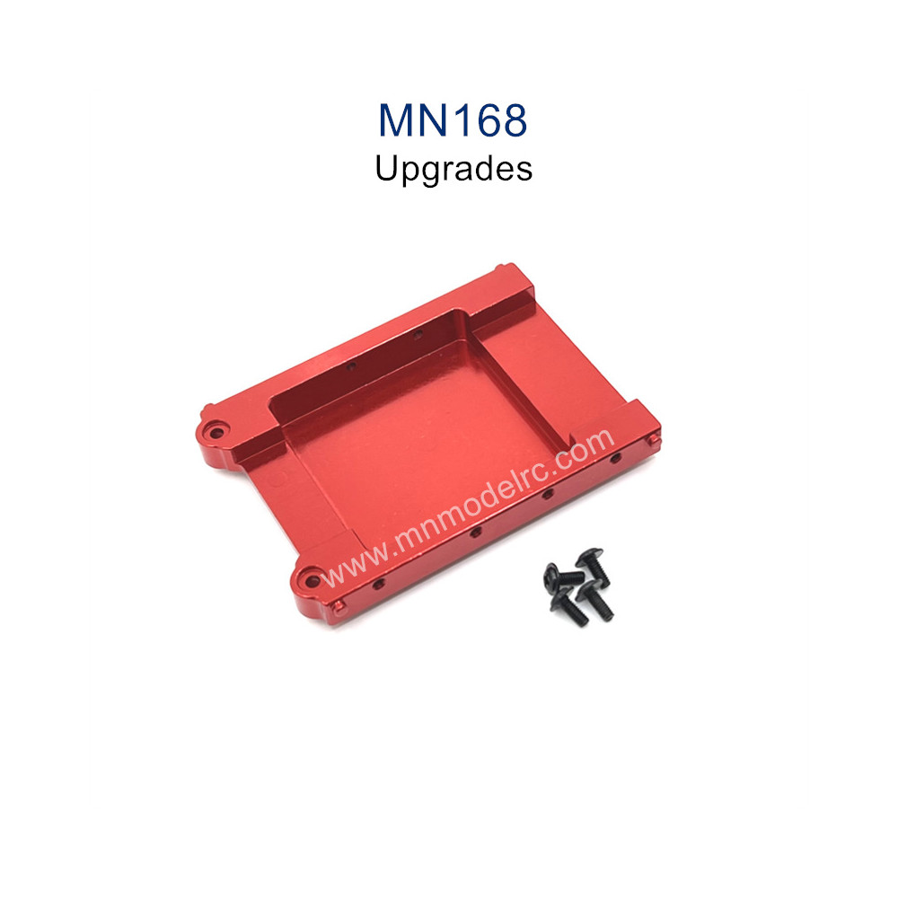 MN MODEL MN168 Upgrade Parts Metal Rear Tail Plate Tail Beam red